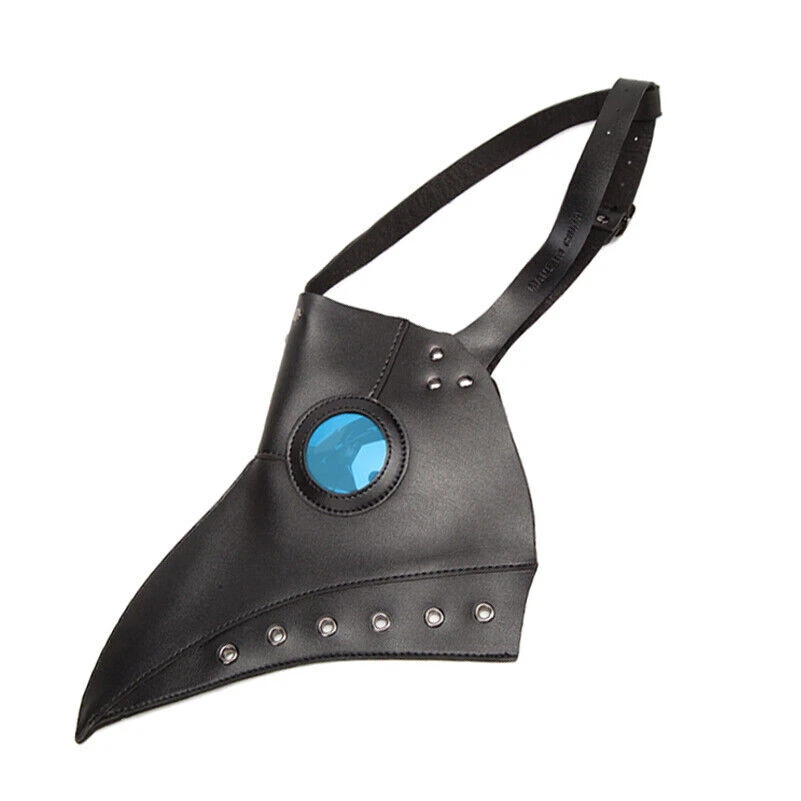 Fun Cosplay Plague Doctor Bird Mask Long Nose Beak Steampunk Halloween Costume - Image 2 of 4