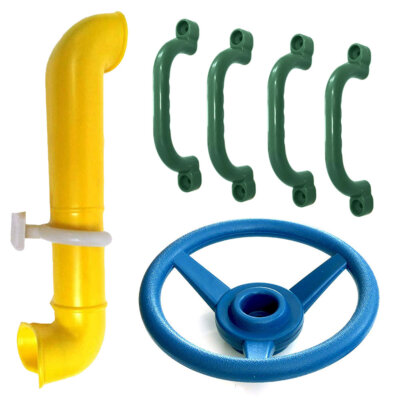 Zubehör-Set mit Lenkrad Periskop und 4x Handgriff als Zubehör für Spielturm