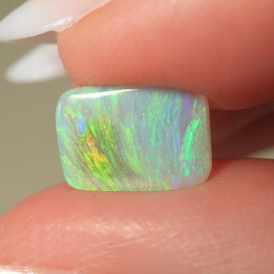 Natural Dark Crystal Opal 1.50ct, Solid Australian Opal 11.5 x 8 x 2mm