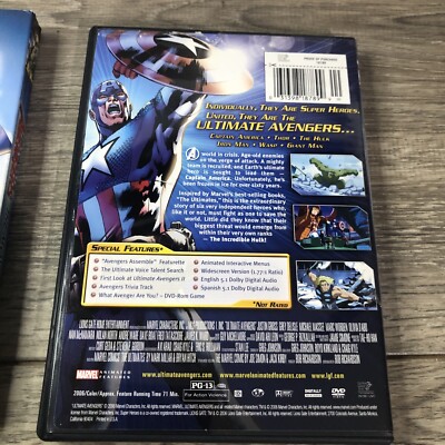 Ultimate Avengers: The Movie (DVD, 2006) Animated Marvel
