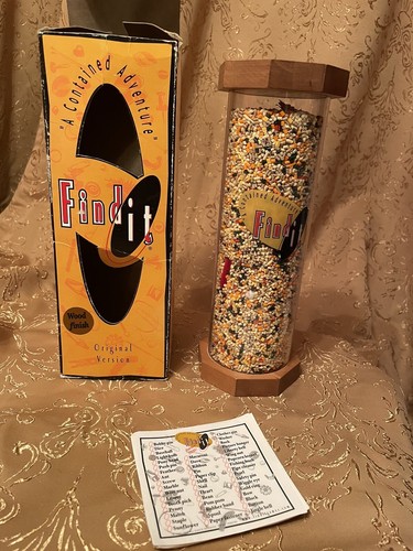 Vintage Find It Contained Adventure Hidden Object Game Wood Finish W Vintage Find It Contained Adventure Hidden Object Game Wood Finish W