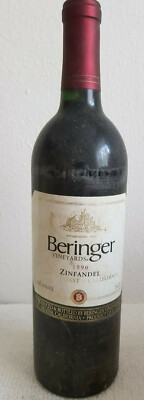Rotwein USA BERINGER ZINFANDEL, Jahrgang 1990