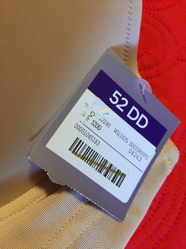 NWT Catherines Memory Foam Balconette Nude Bra Size 52DD MSRP $49 - Picture 5 of 7