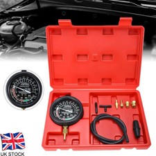 Image of 9Pcs Fuel Pump Vacuum Tester Carburetor Valve Pressure Test Gauge Kit Car Truck