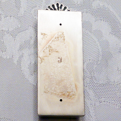 MEZUZAH or MEZUZA .925 STERLING SILVER Made Israel Vintage circa 1980 2