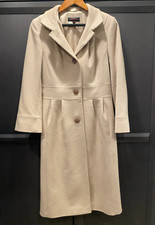 Vtg Escada Cream Wool Blend Coat - Chic: Size 40