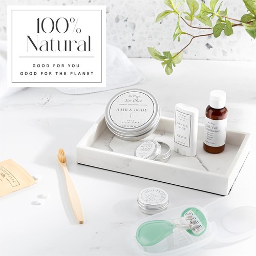 Travel Gift Box for Women - Luxury Spa Natural Organic Convenience Kit, Mini ... - Picture 10 of 10