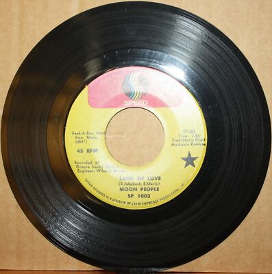 MOON PEOPLE **Land Of Love** REVOLT Northern Soul Instrumental 45 on SPEED 1002