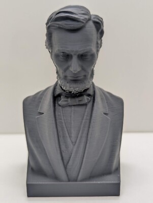 Abraham Lincoln Büste Ornament Figur bemalbar Kunst Modell Figur Geek Geschenk