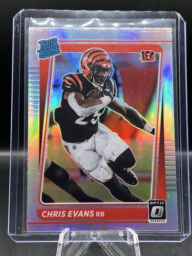 2021 Panini Donruss Optic - CHRIS EVANS RATED ROOKIE HOLO SILVER PRIZM #294 - Foto 2 di 3