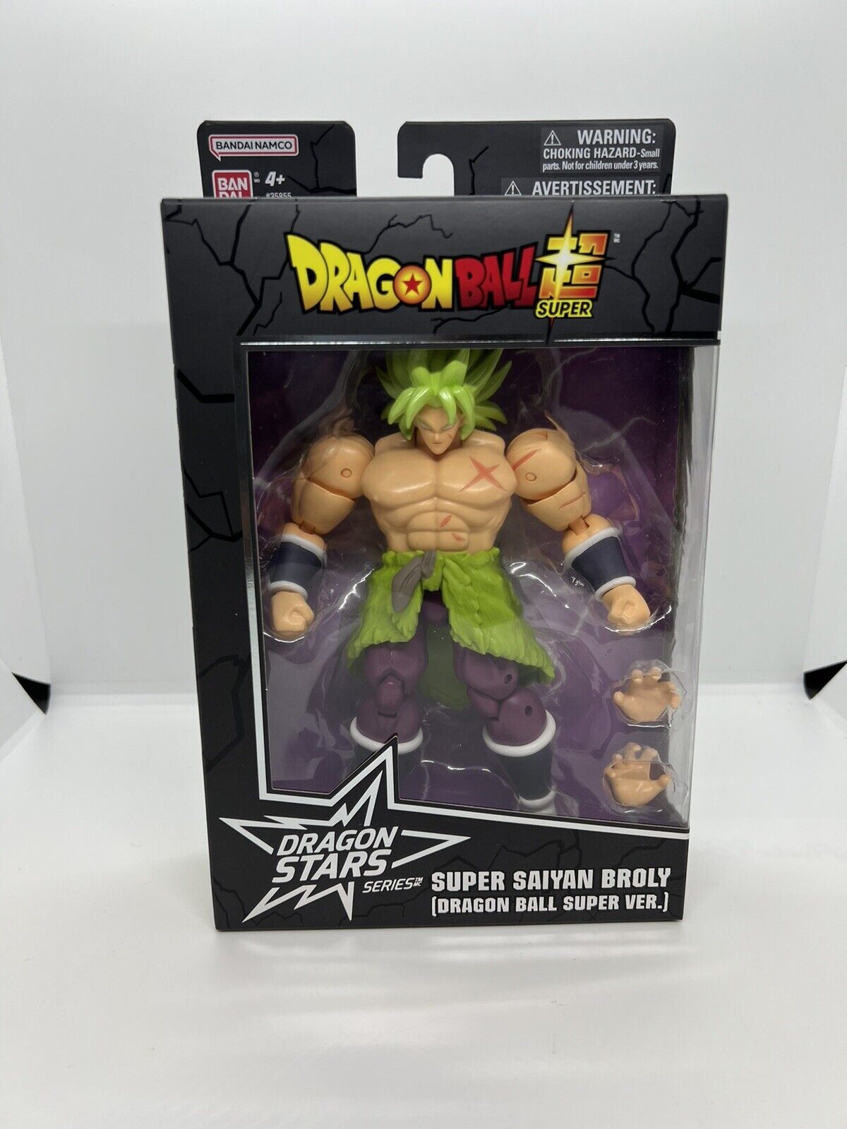 Dragon Ball Super Stars Broly Action Figure Set, 3 Pieces 