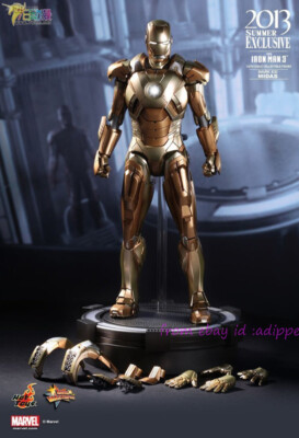 Perfect HT 1/6 Mms208 Iron Man 3 Midas (Mark Xxi) 2013 Deluxe