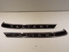 1963 Plymouth Valiant Roof Pillar Emblems Oem 2243294 2243295