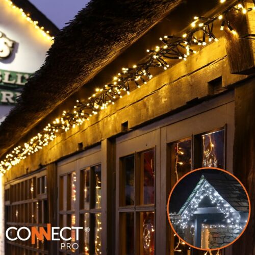 ConnectPro 5m-30m Connectable Christmas Cluster LED Outdoor String Fairy Lights - Picture 1 of 18
