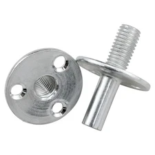 Bed Post Connector Furniture Leg Screw In T Nut Metal M12 Hardware 2 Sets