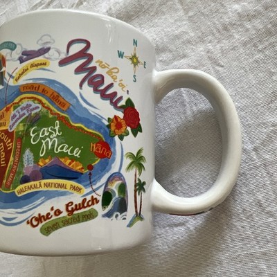 Maui Fun Map Mug ABC Stores 2016 Microwave Safe