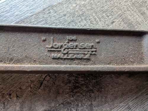 Vintage 6" Jorgensen n. 106 morsetto a C made in USA malleabile - Foto 2 di 5