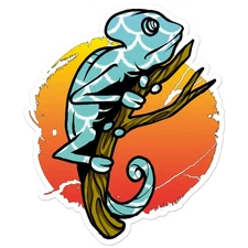 Chameleon Lizard - Vinyl Decal Sticker - Car Window Laptop - ebn7883