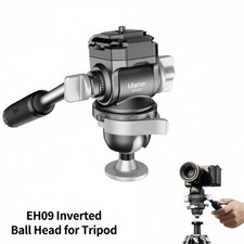 Ulanzi EH09 Arca-Swiss Ball Head - Inverted Design Dual Bubble Levels for Tripod