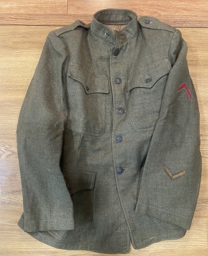 ORIGINAL M1917 US ARMY WOOL COAT TUNIC EXC. CONDITION. MEDICAL CORPS NEW PRICE!