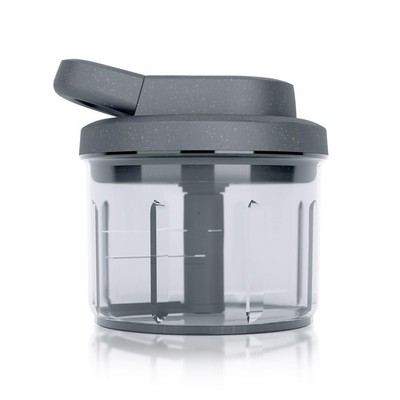 Zyliss Easy Pull Küchenmaschine | 800 ml Fassungsvermögen | manuell tragbar grau 
