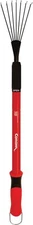 GT 3050 Extendable Garden Rake with Aluminum Handle - 34 Inches, Red