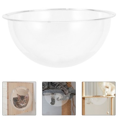 Scratching Post Accessory Cat Accessories Acrylic Nest Capsule Bowl Dome