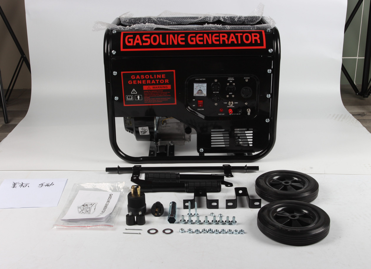 Gas Powered 4 Stroke 215cc For Home Backup Construction