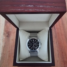 Herrenuhr von GFF Edelstahl automatic & Holzbox.