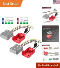 Smart 2 Pack 18V to 12V Converter for Milwaukie Tools - Easy Install  Safe