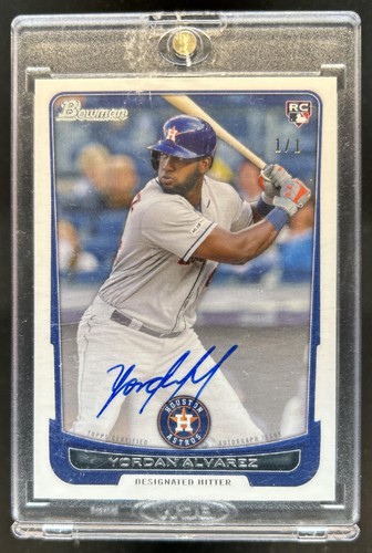 2020 Bowman Transcendent Yordan Alvarez Through the Years Auto Autograph RC #1/1
