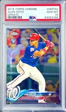 Juan Soto #HMT55 Prices [Rookie] | 2018 Topps Chrome Update