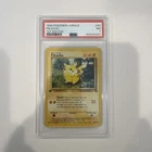 First Edition 1999 Pokémon Jungle Pikachu PSA 7
