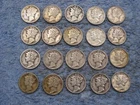 20 SILVER MERCURY DIMES WITH DATES lot 5