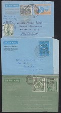 PAKISTAN 3 various aerogrammes used to New Zealand.........................D8957