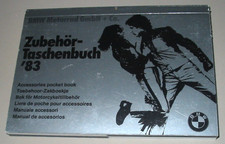 Zubehör Taschenbuch BMW Motorrad Accessories pocket book Buch Ausgabe 1983!