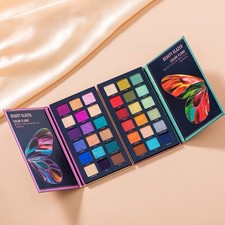 Butterfly 18 Color Eyeshadow Palette Matte Shimmer Metallic Nude Makeup