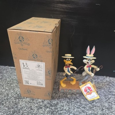 Jim Shore Looney Tunes On With The Show Bugs Bunny Daffy Duck Statue 4055775