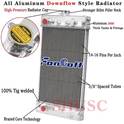 2 Row Radiator For Perkins Generator 404D10000-54916 998-515 TPN440 U45506580 US