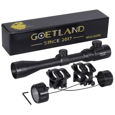 Zielfernrohr 3-9x40 Aluminium  mit Rot Grün Beleuchtung für Sport