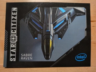 Star Citizen AEGIS Sabre Raven Karte mit unbenutztem Aktivierungscode