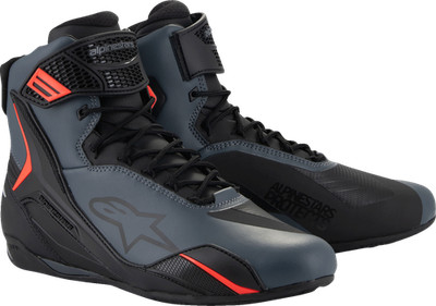 ALPINESTARS - Faster-4 Shoes Black/Gray/Red US 11 | 2510425-1130-11