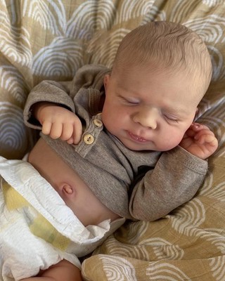 19 Zoll Pascale Newborn Ganzkörper Baby Reborn Puppe mit 3D Haut mehrere Schichten P