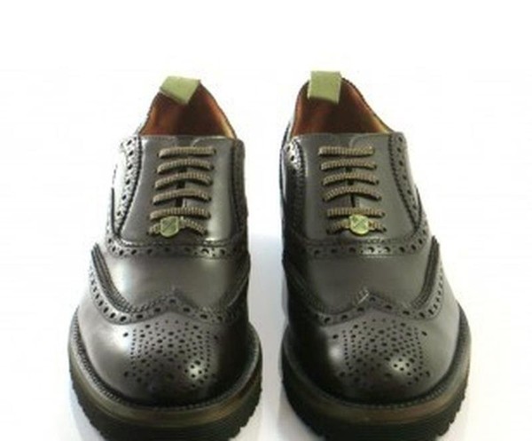 Men Brimarts Heels Green Leather 36