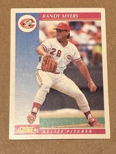 SCORE 1992 Score Baseball Base Set Randy Myers #155 Cincinnati Reds