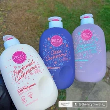 ￼ eos Shea Better 24H Moisture Body Lotion, a limited edition holiday 3in1