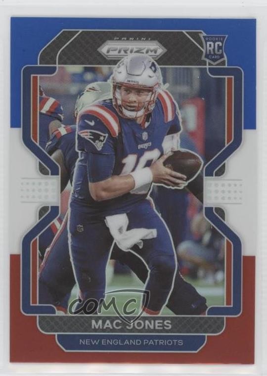 2021 Panini Prizm Rookie Red White & Blue Prizm Mac Jones #336 0d94