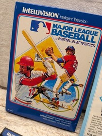 1978 Intellivision Major League Baseball #2614 Mattel Electronics MLB 