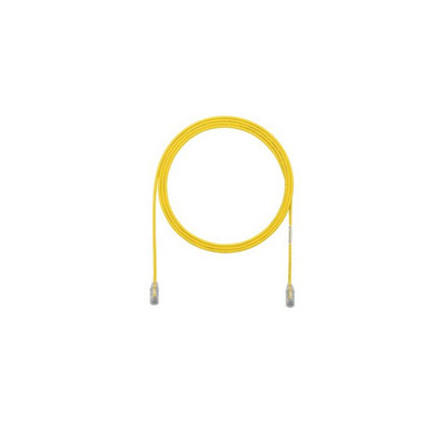 Panduit UTP28SP5YL Patch Cord Cat 6 UTP 28 AWG Copper 5 ft Yellow