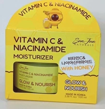 Sun Jun Naturals Vitamin C & Niacinamide Moisturizer W/Honey K-Beauty 3.38 fl.oz